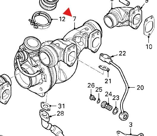 GENUINE BorgWarner Turbocharger 13879980063/1840579/ 1840579R/1840579A /1897353